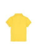 Baby Girl Yellow Polo Neck Basic T-Shirt