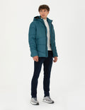 Oil Hooded Inflatable Sport Coat