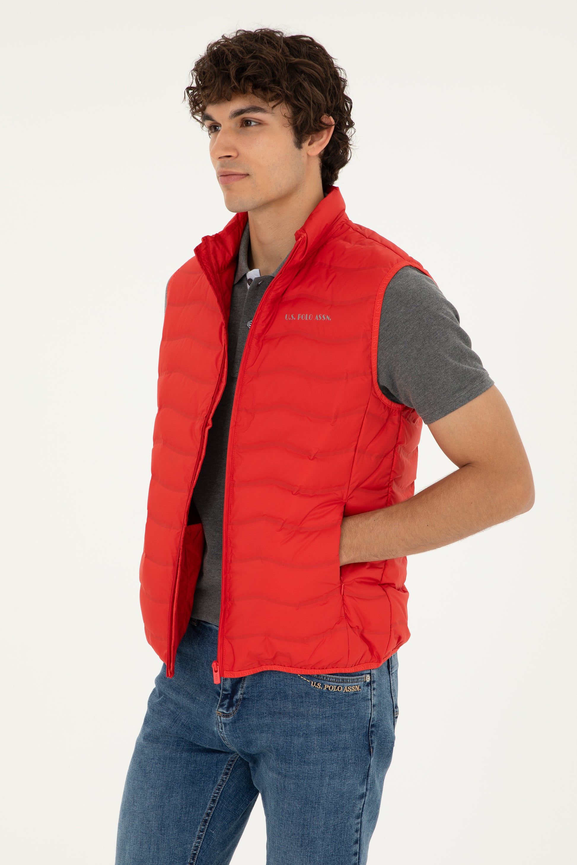 Men's Red Vest