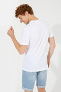 Men's White Crew Neck T-Shirt