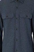 Men's Navy Blue Knitted Shirt