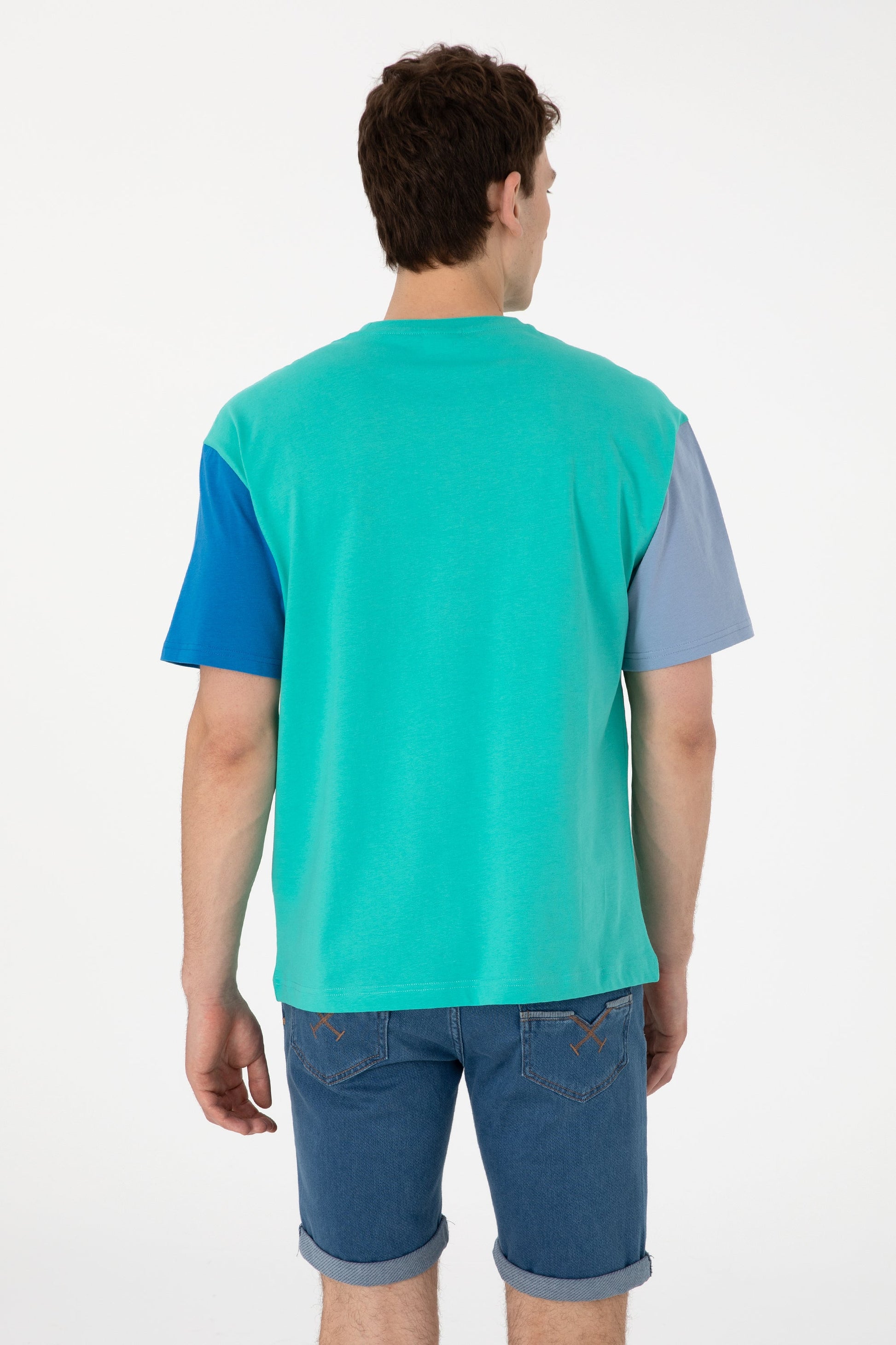 U.S. Polo Assn. - Men's Comfort Fit Crew Neck Mint T-Shirt