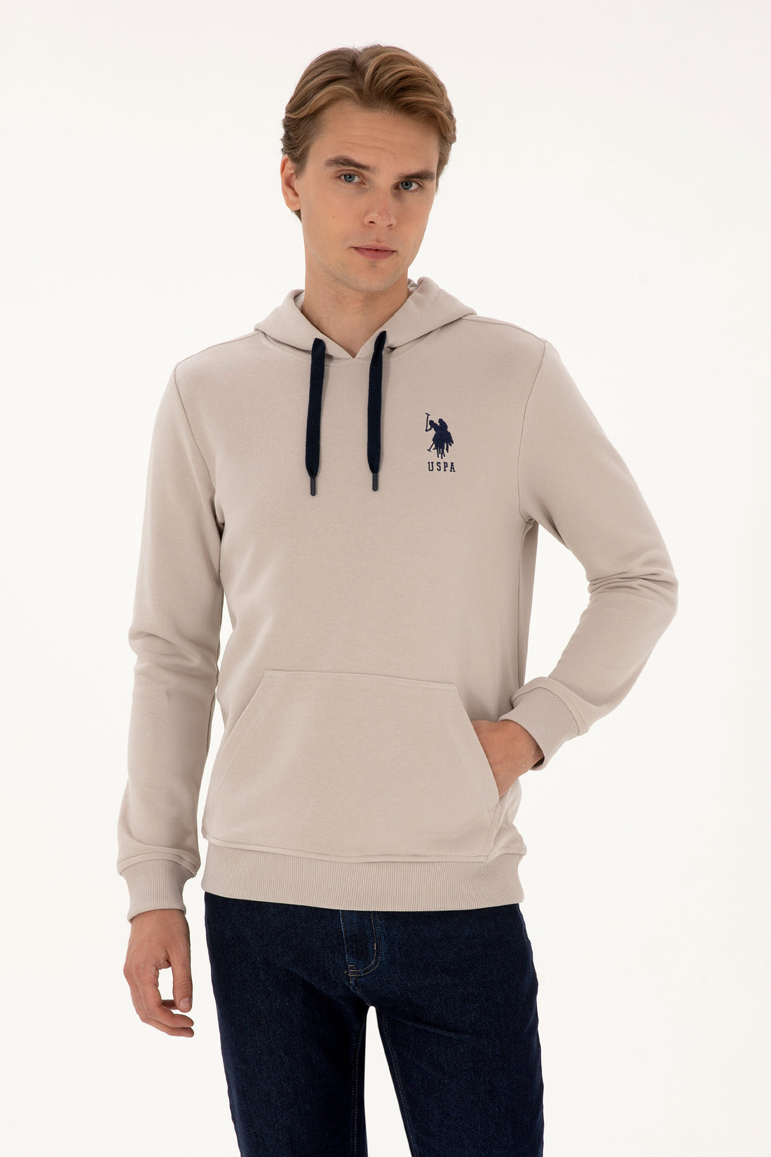 Men's Stone Basic Sweatshirt