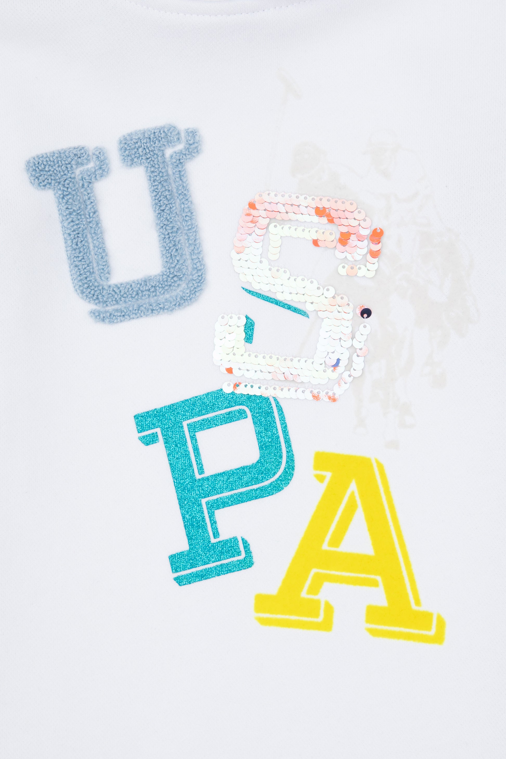 Girl's White Sweatshirt