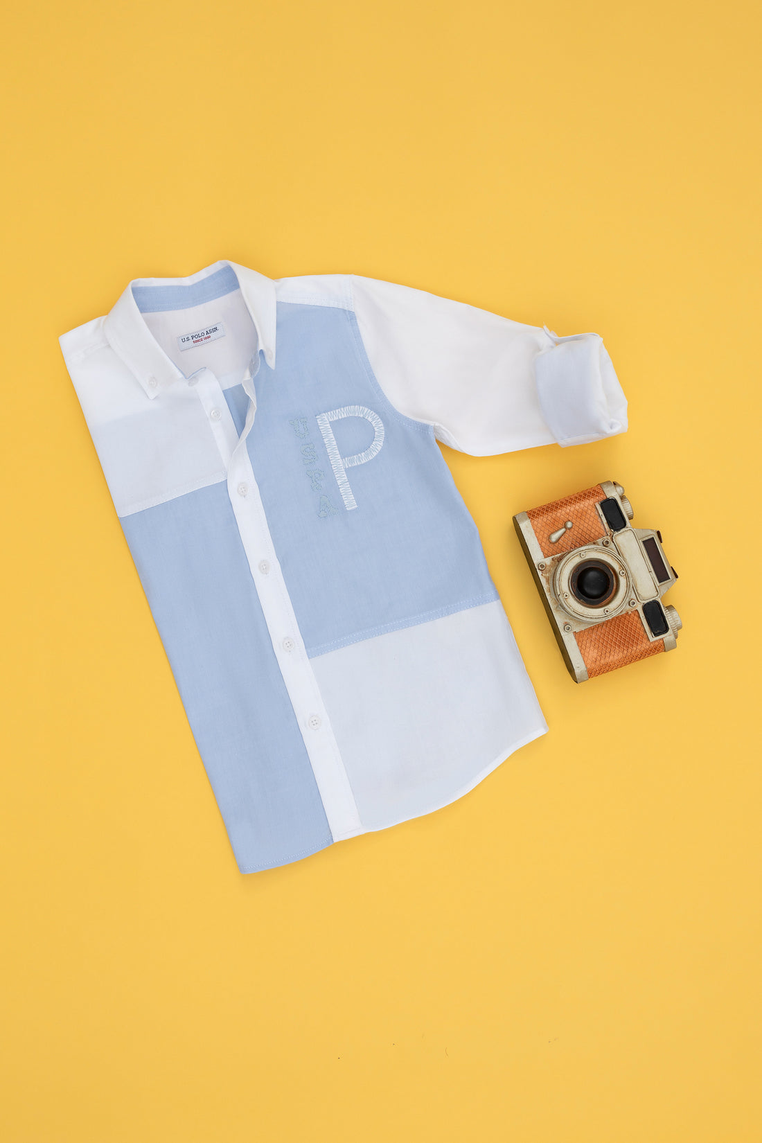 Boy's Blue Long Sleeve Shirt