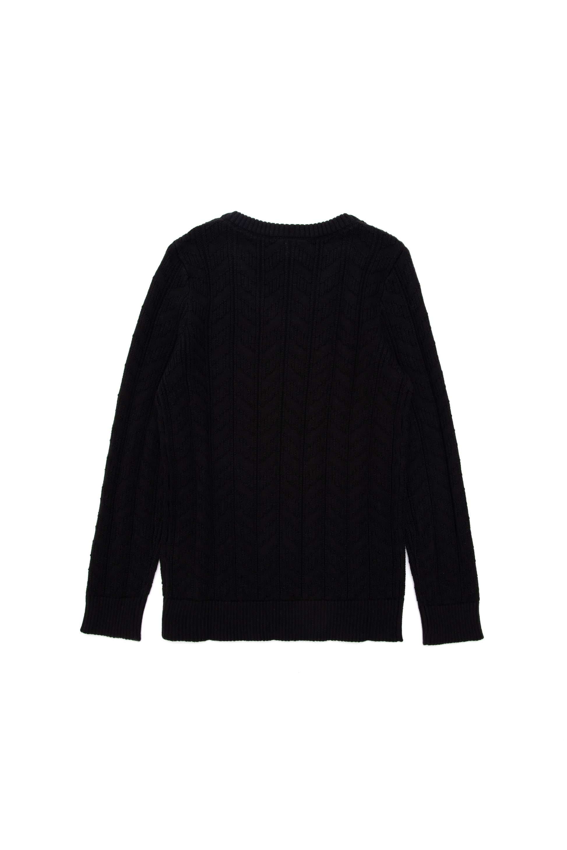 Boys' Black Basic V Neck Sweater