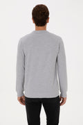 Men's Grey Melange Sweatshirt