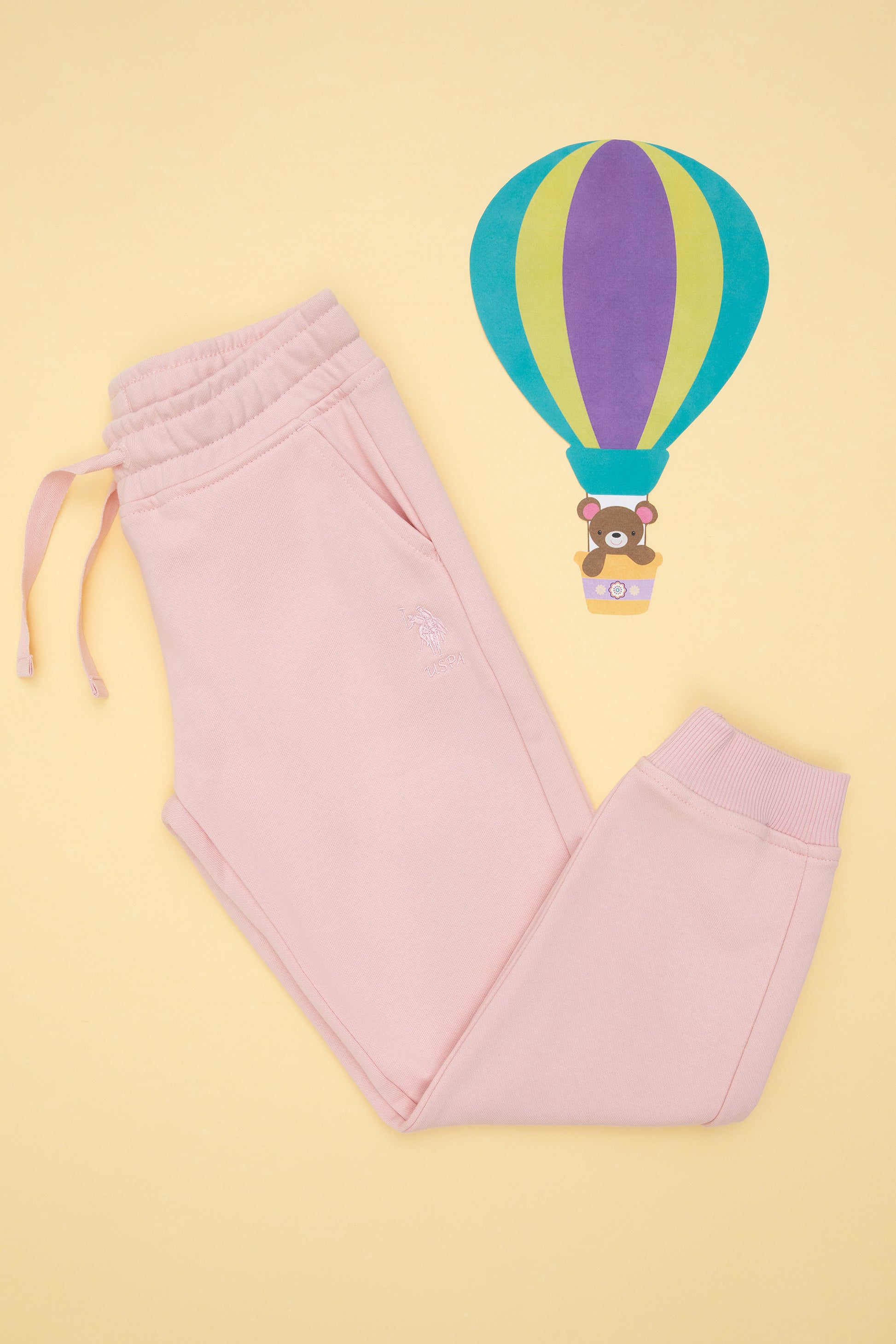 Girls' Powder Pink Sweatpants