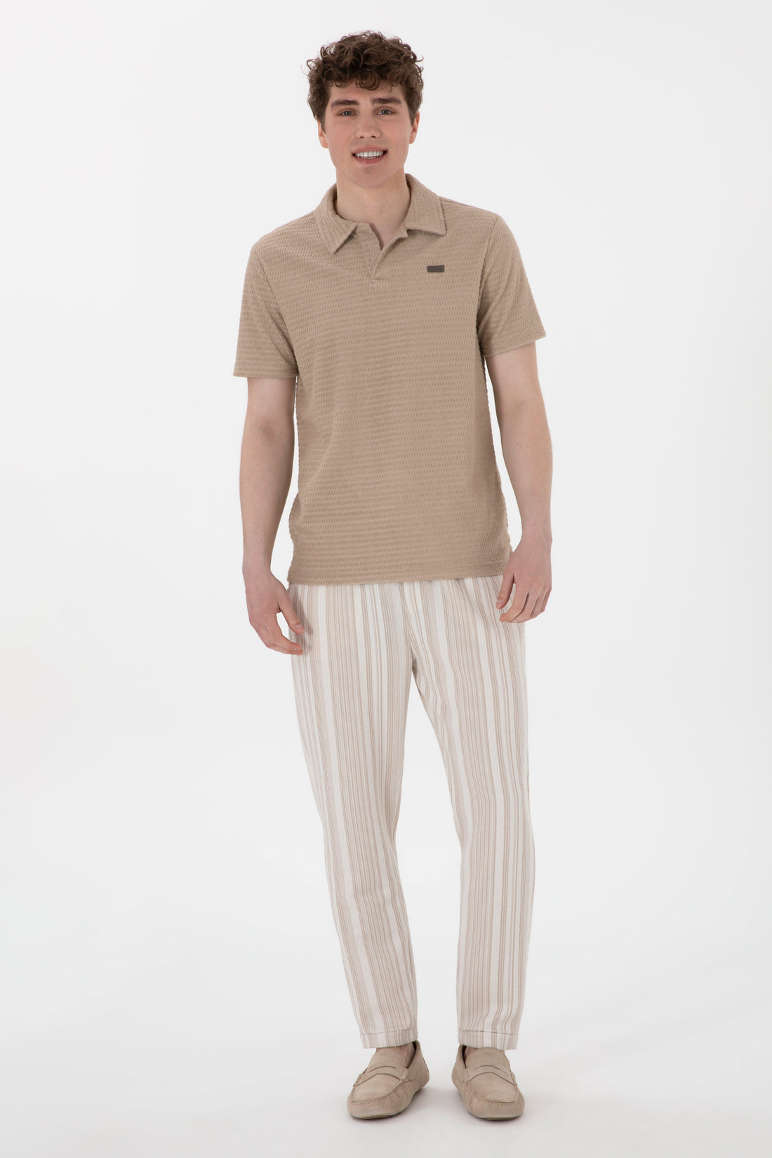 Men's Beige Sweatpants