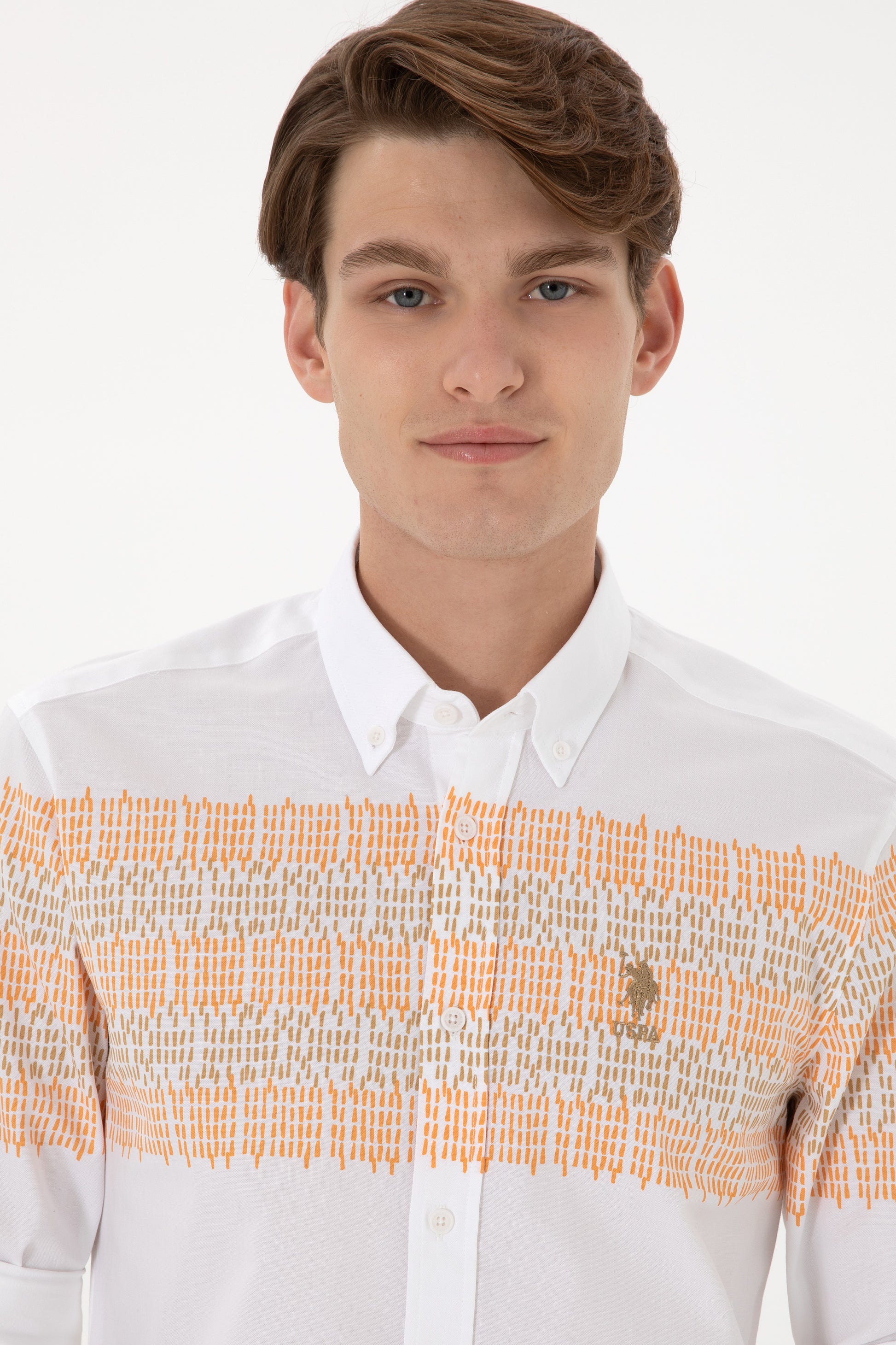 Men's Camel Long Sleeve Shirt