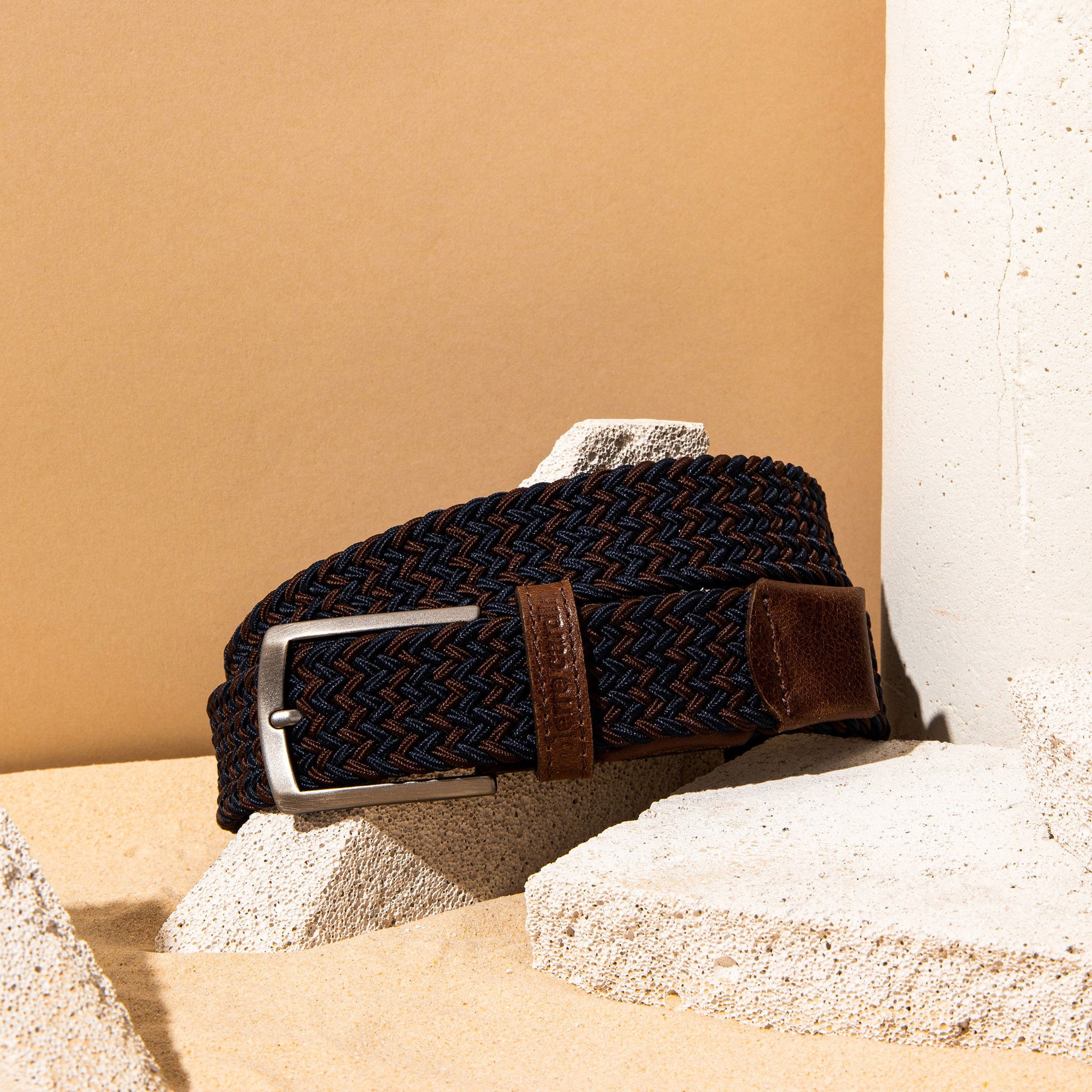 Brown Mesh Belt