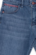 Boy's Red Jean Shorts
