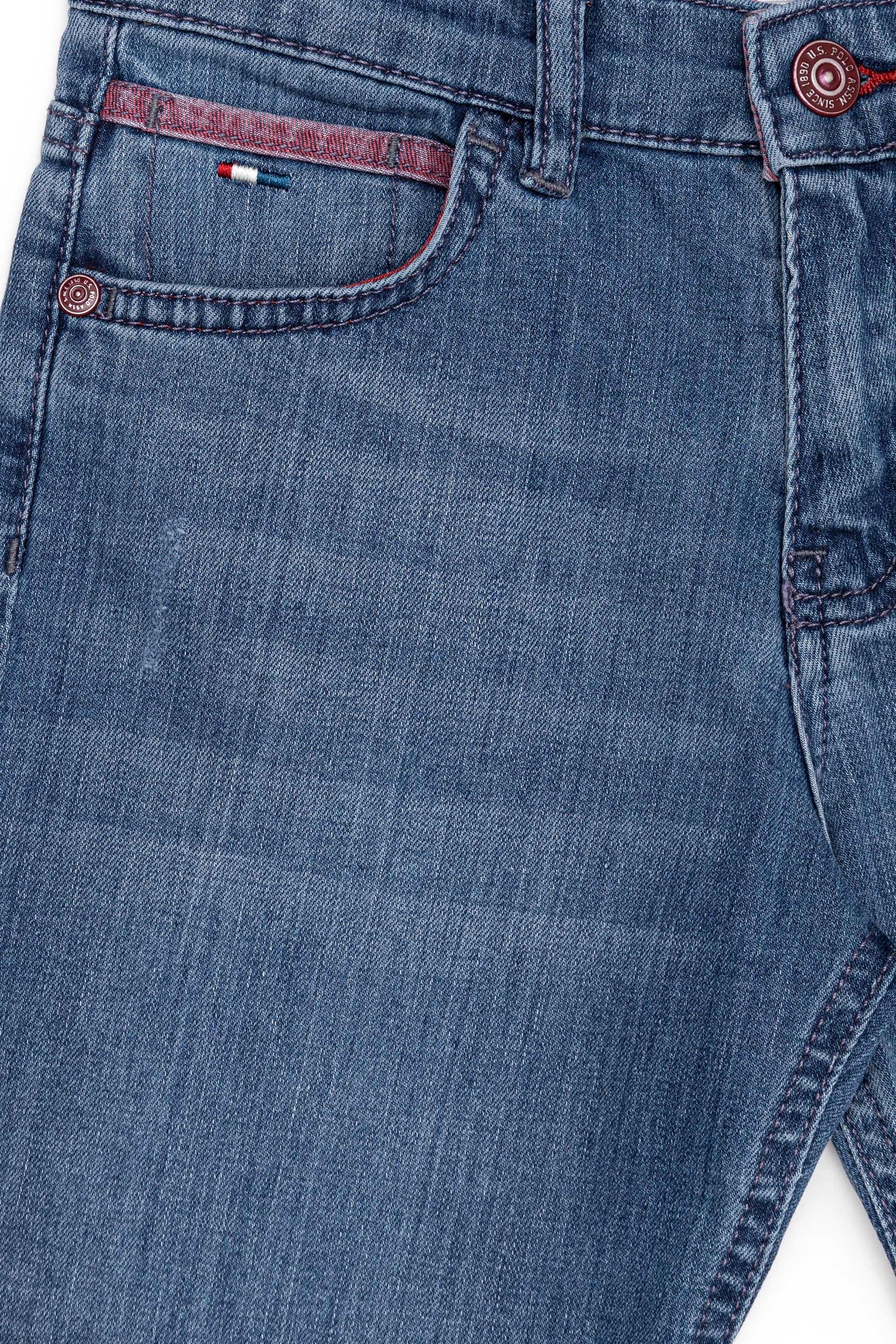 Boy's Red Jean Shorts