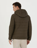 Khaki Hooded Spring Seasonal Coat