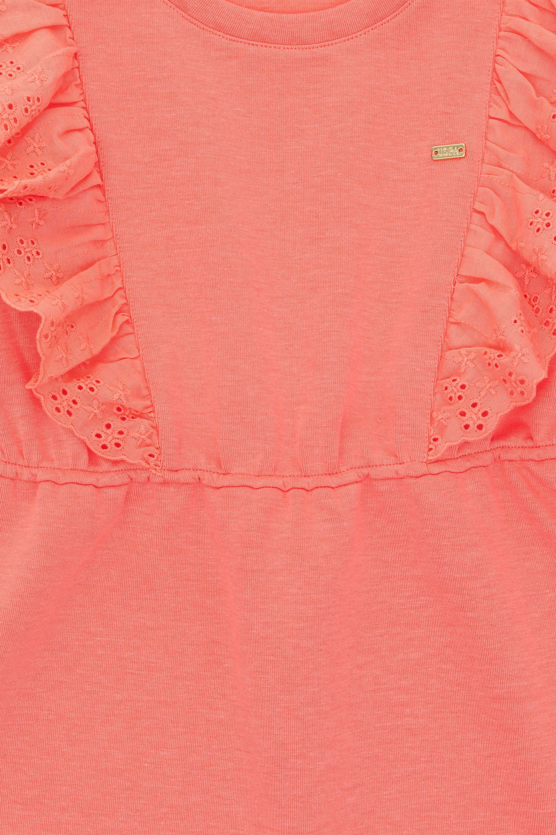 Girl's Pomegranate Flower Knitted Dress