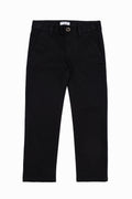 Boy's Black Canvas Pants