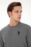 Men's Anthracite Melange Basic Sweatshirt