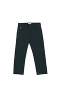 Boy's Dark Green Canvas Pants