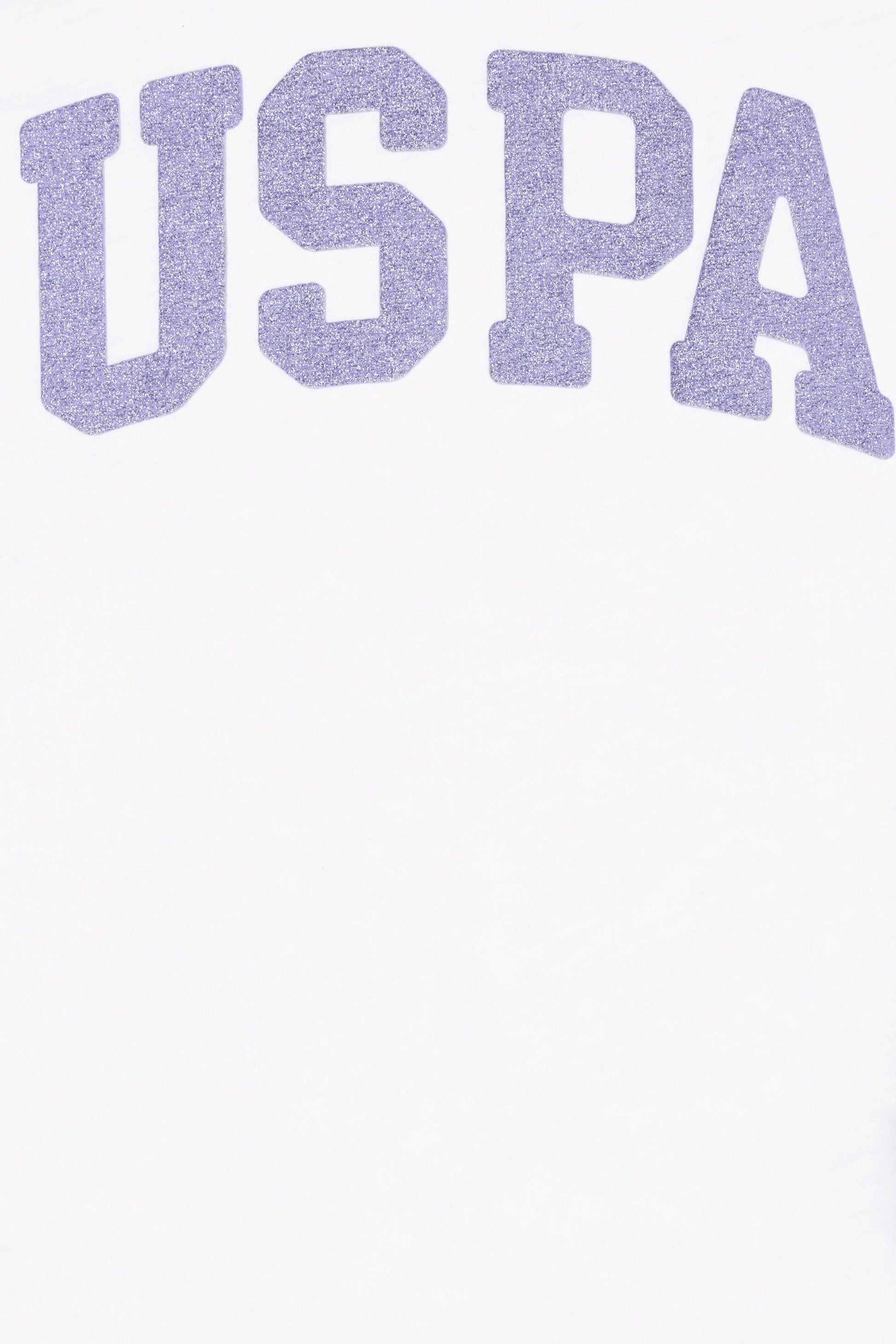 Baby Girl White Crew Neck Basic T-Shirt