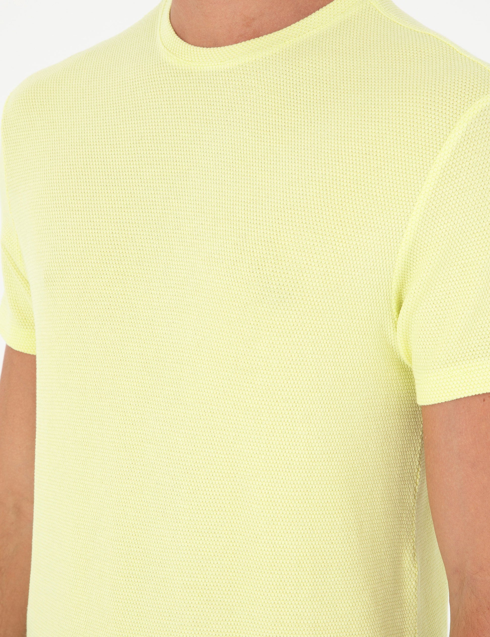 Lemon Slim Fit Basic T-Shirt
