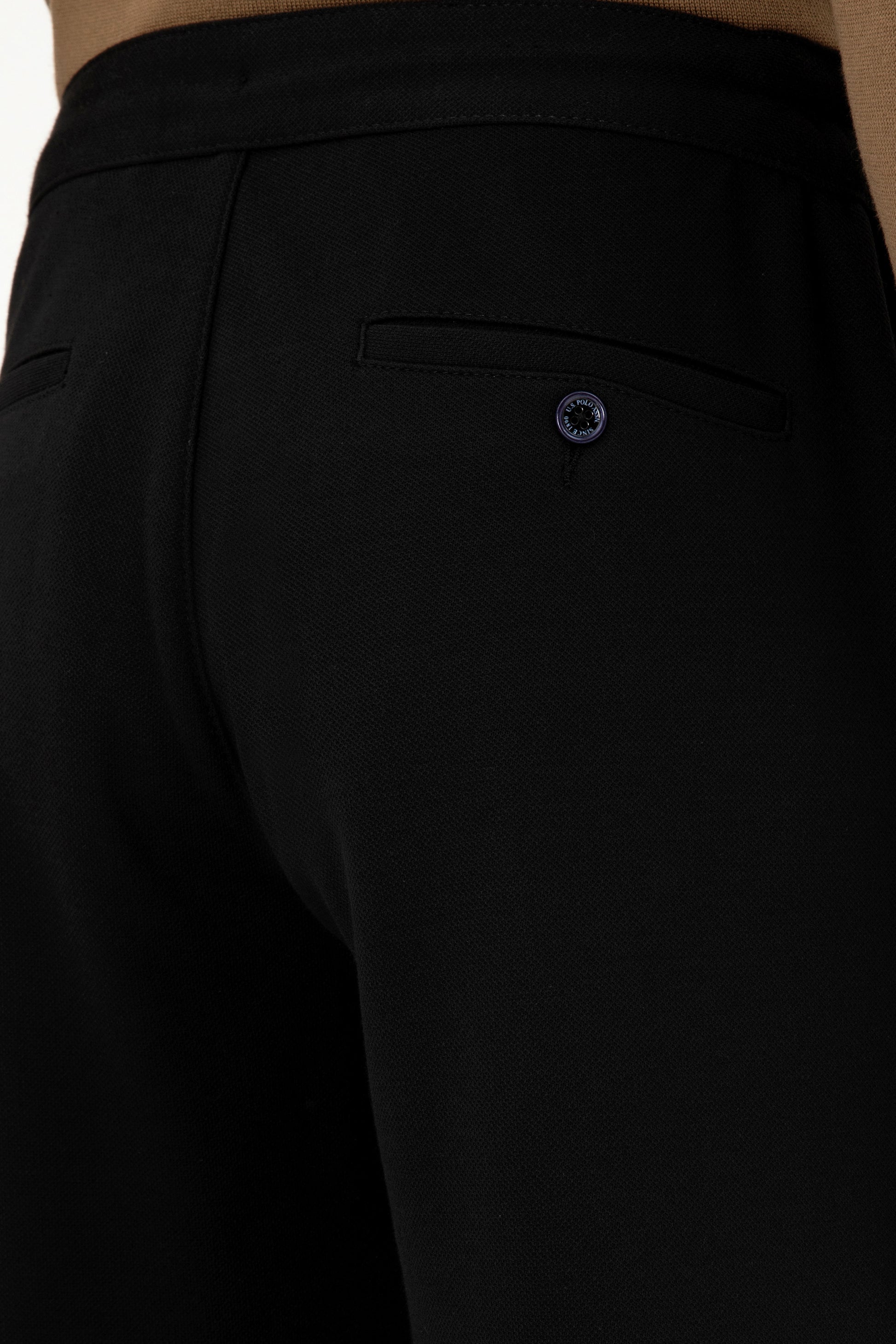 Men's Black Canvas Pants