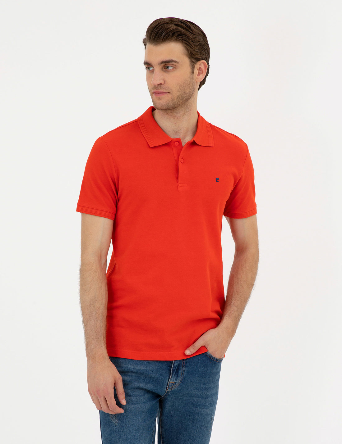 Red Slim Fit Basic T-Shirt