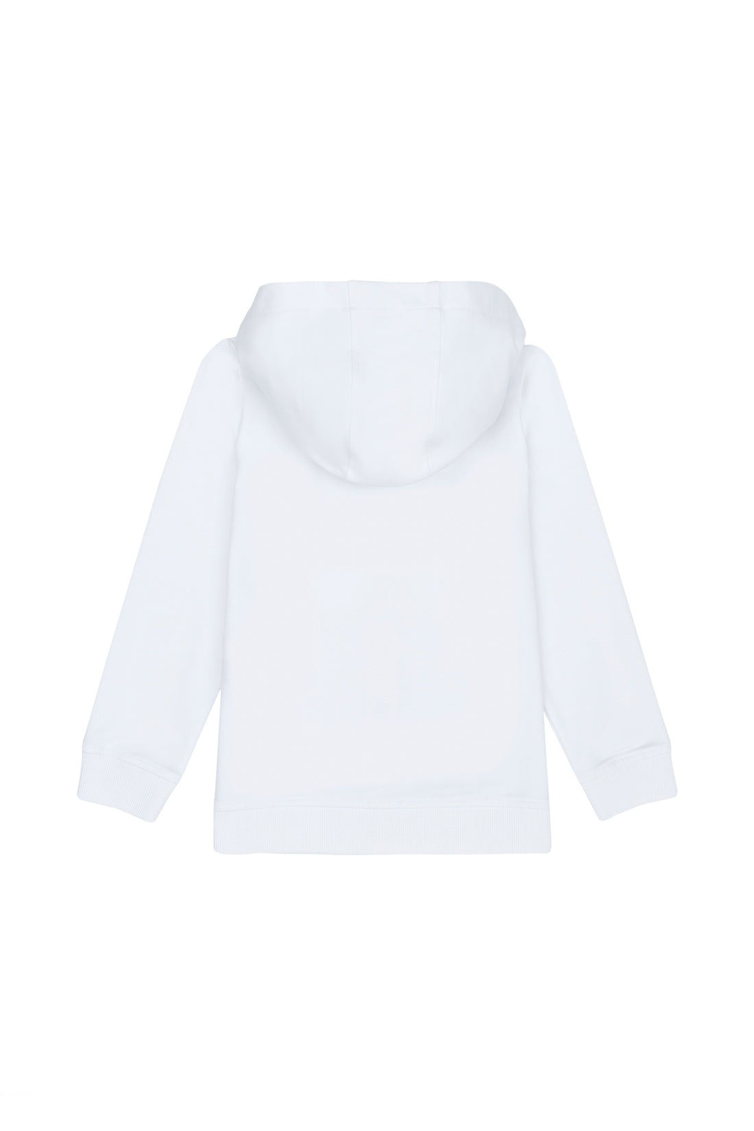 Girl's White Hooded Sweatshirt