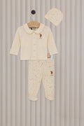 Baby Girl Cream Pajama Set