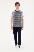 Men's Regular Fit Crew Neck White T-Shirt