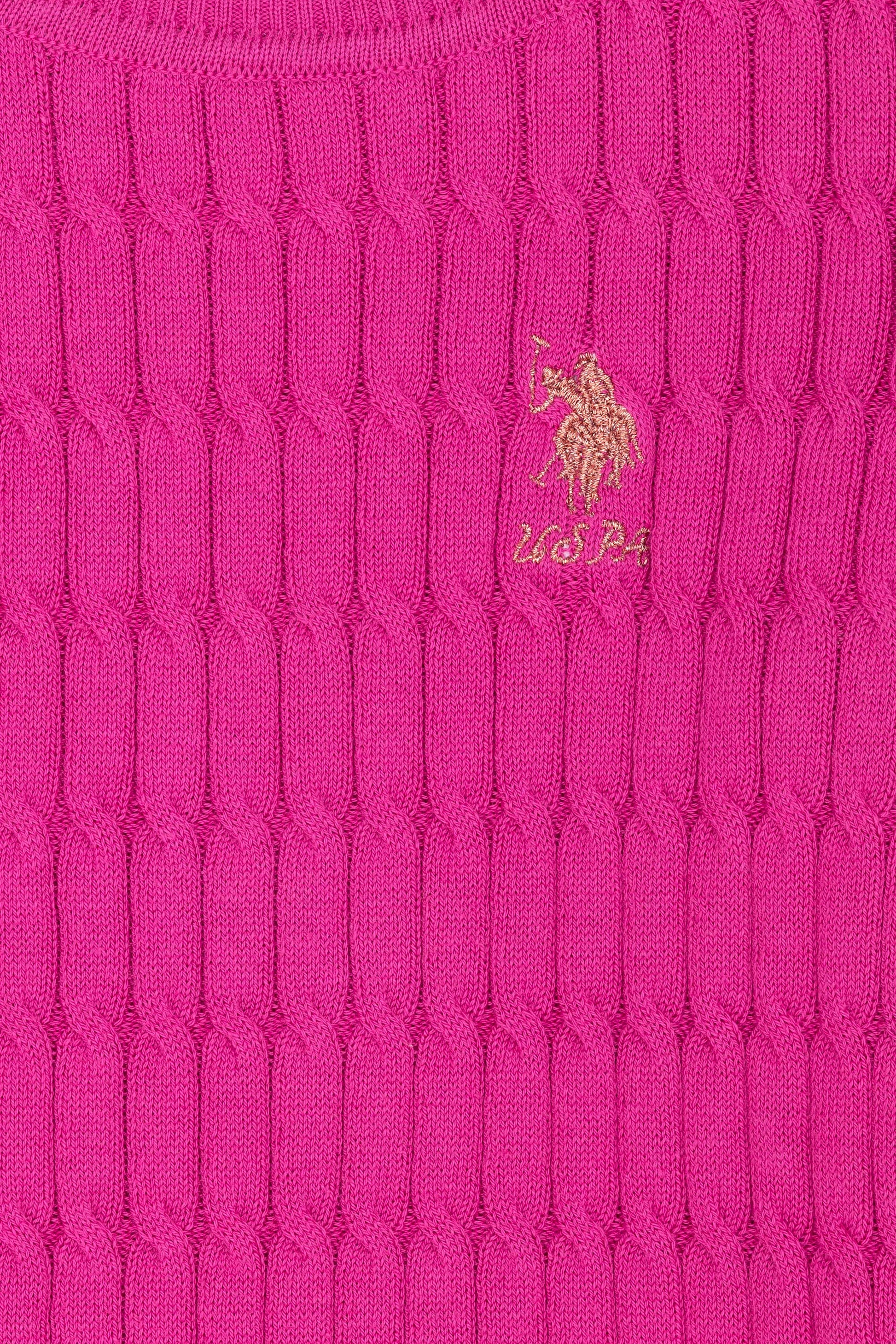 Girls' Violet Basic Sweater