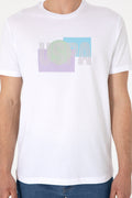 Men's Regular Fit White Crew Neck T-Shirt