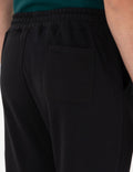 Black Slim Fit Straight Leg Sweatpants