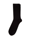 Women Black Bamboo Socket Socks