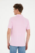 Men's Pink Basic T-Shirt