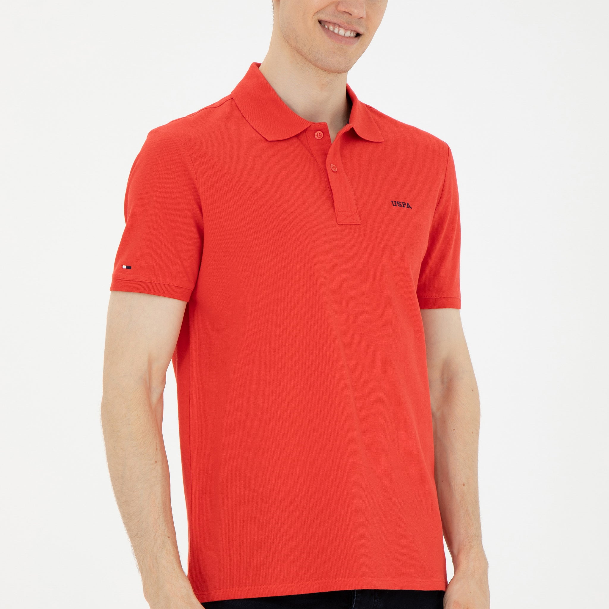 Men's Red Basic T-Shirt