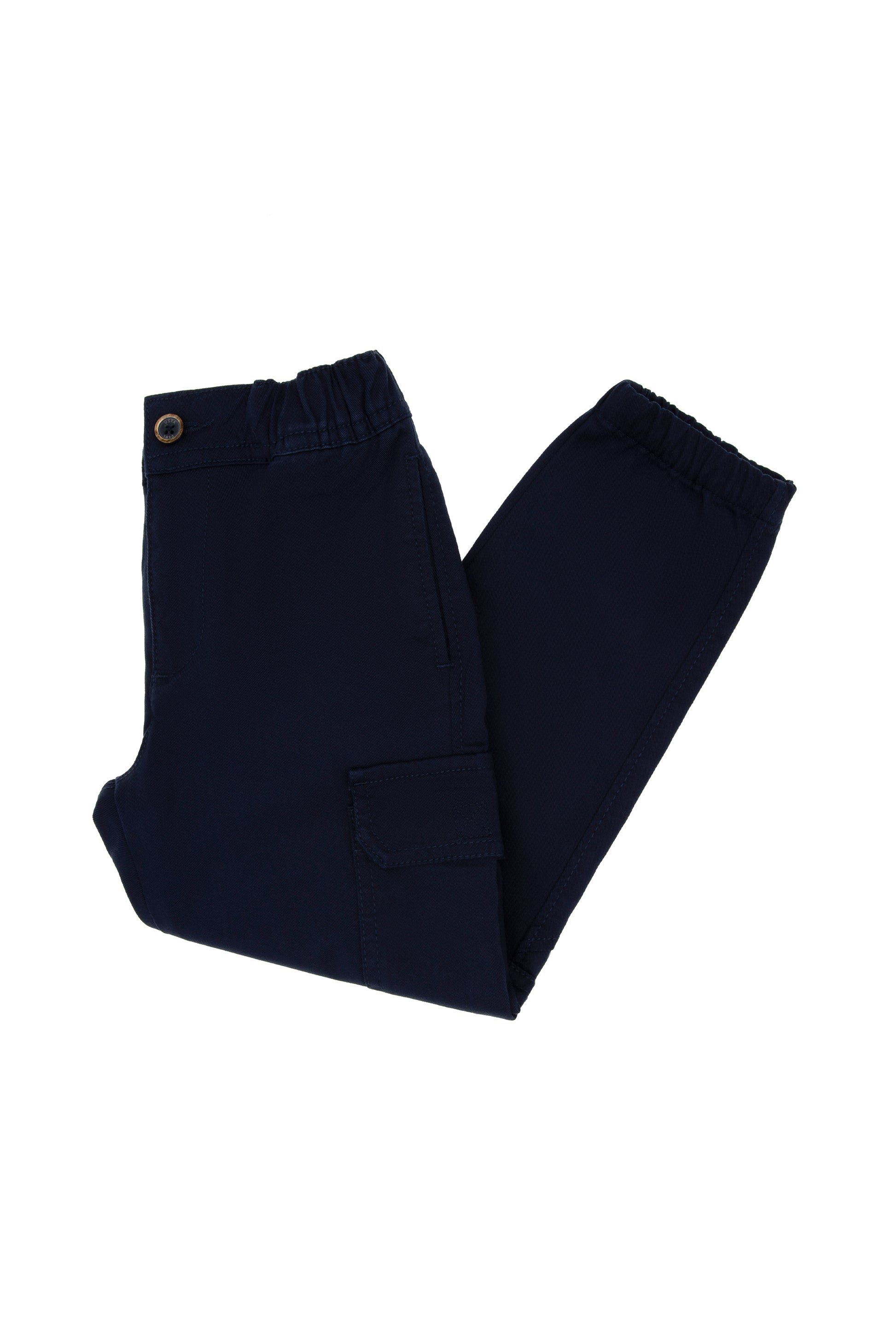 Girls' Navy Blue Canvas Pants