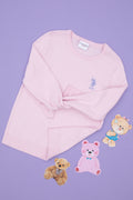 Girls' Pink Basic Sweater