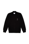 Boy's Black Knitwear Cardigan