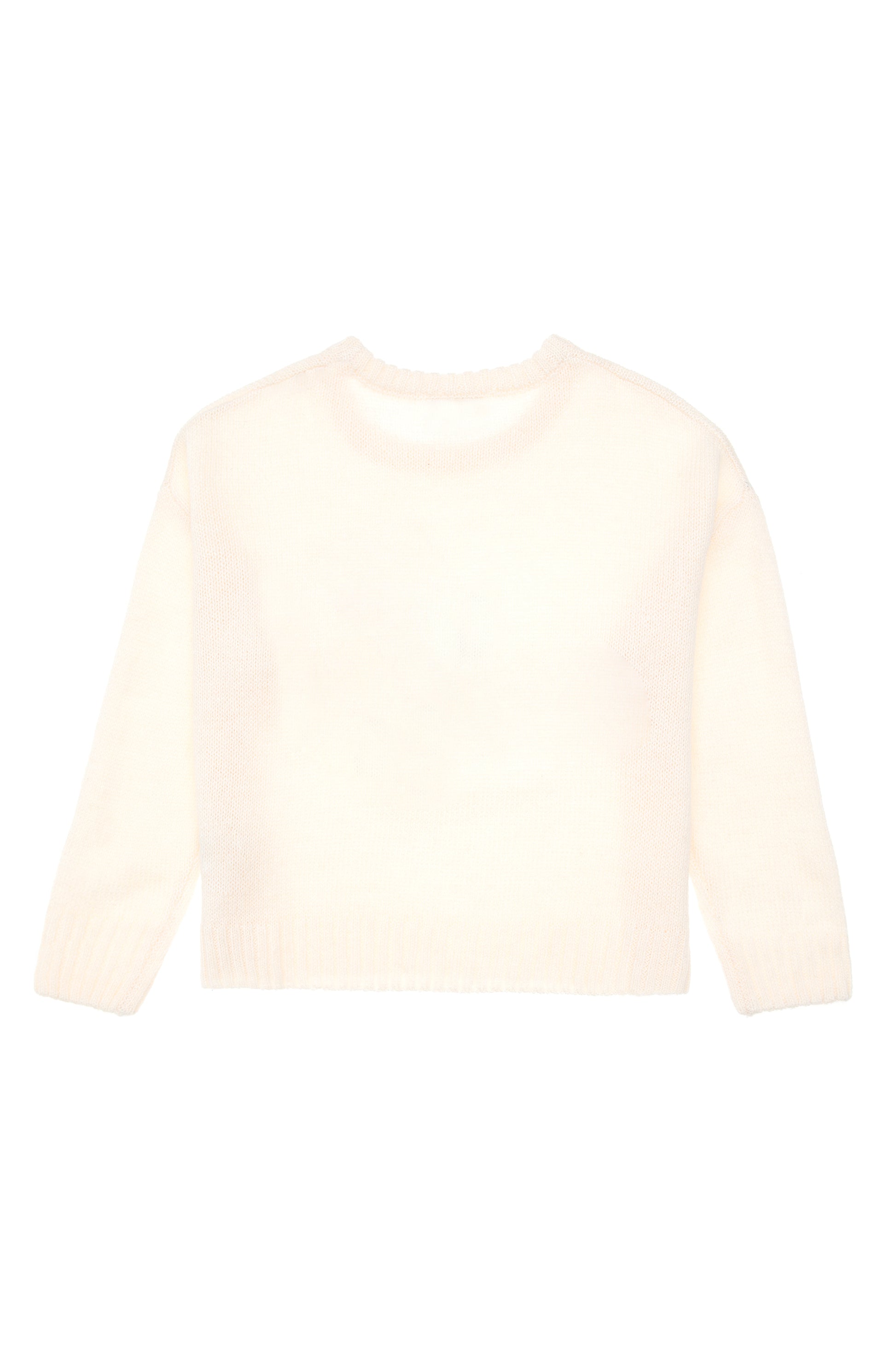 Girl's Cream Sweater