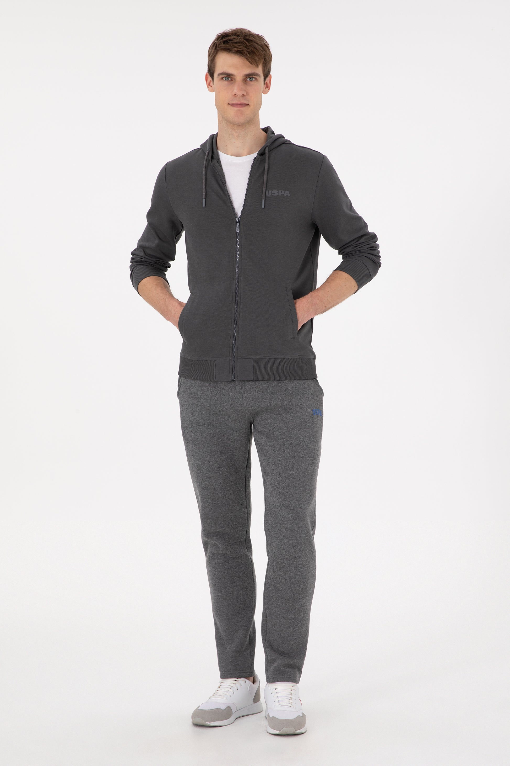 Men's Anthracite Knitted Cardigan