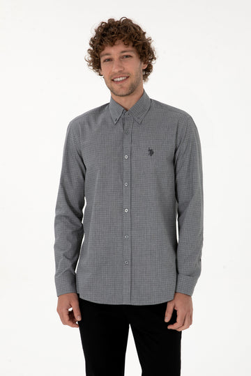 Men's Black Long Sleeve Shirt