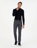 Anthracite Slim Fit Canvas Pants