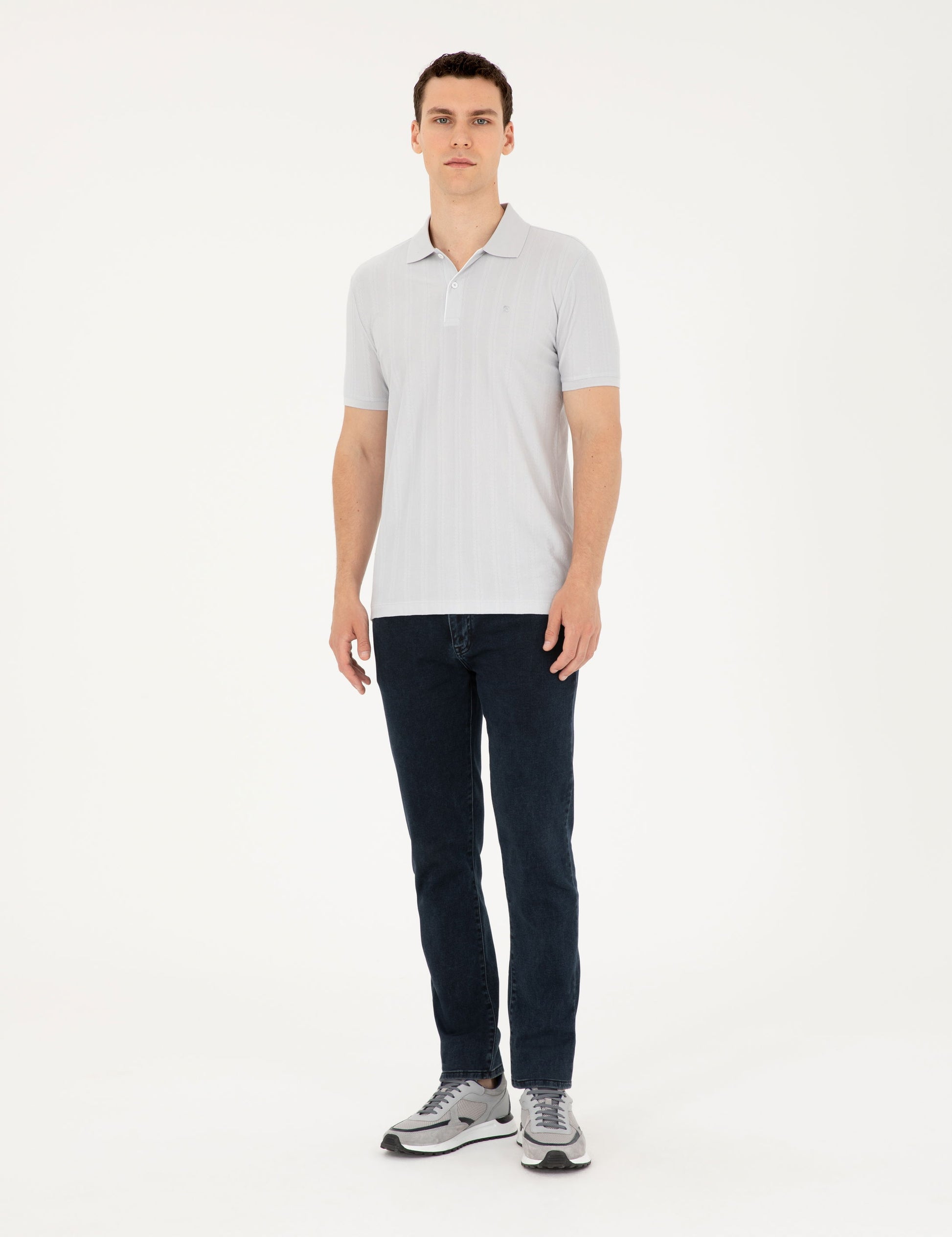 Light Grey Slim Fit T-Shirt