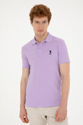 Men's Lilac Basic T-Shirt