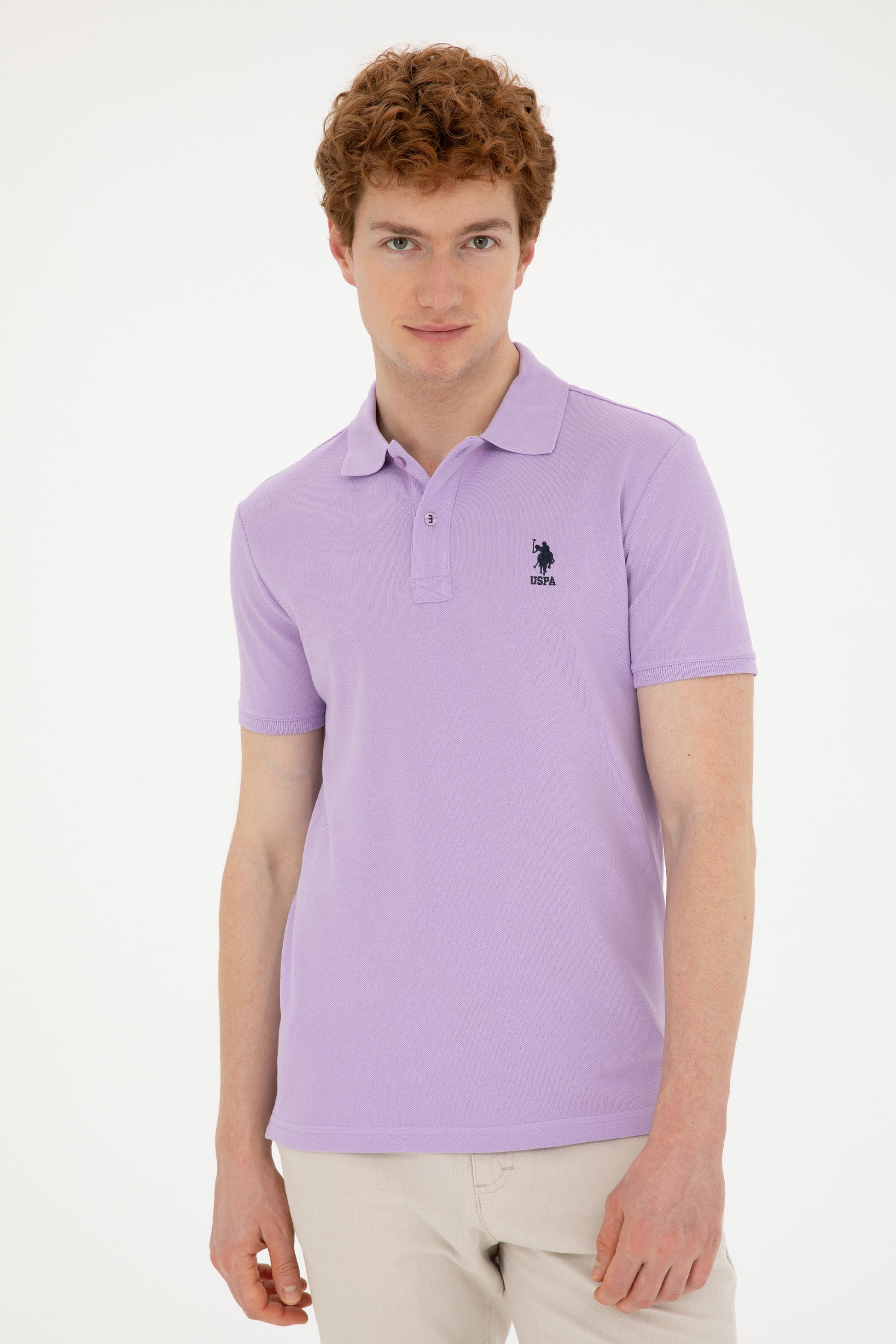 Men's Lilac Basic T-Shirt