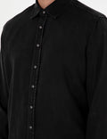Black Regular Fit Jean Shirt