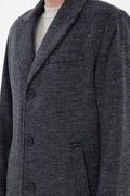 Men's Navy Blue Cashmere Coat
