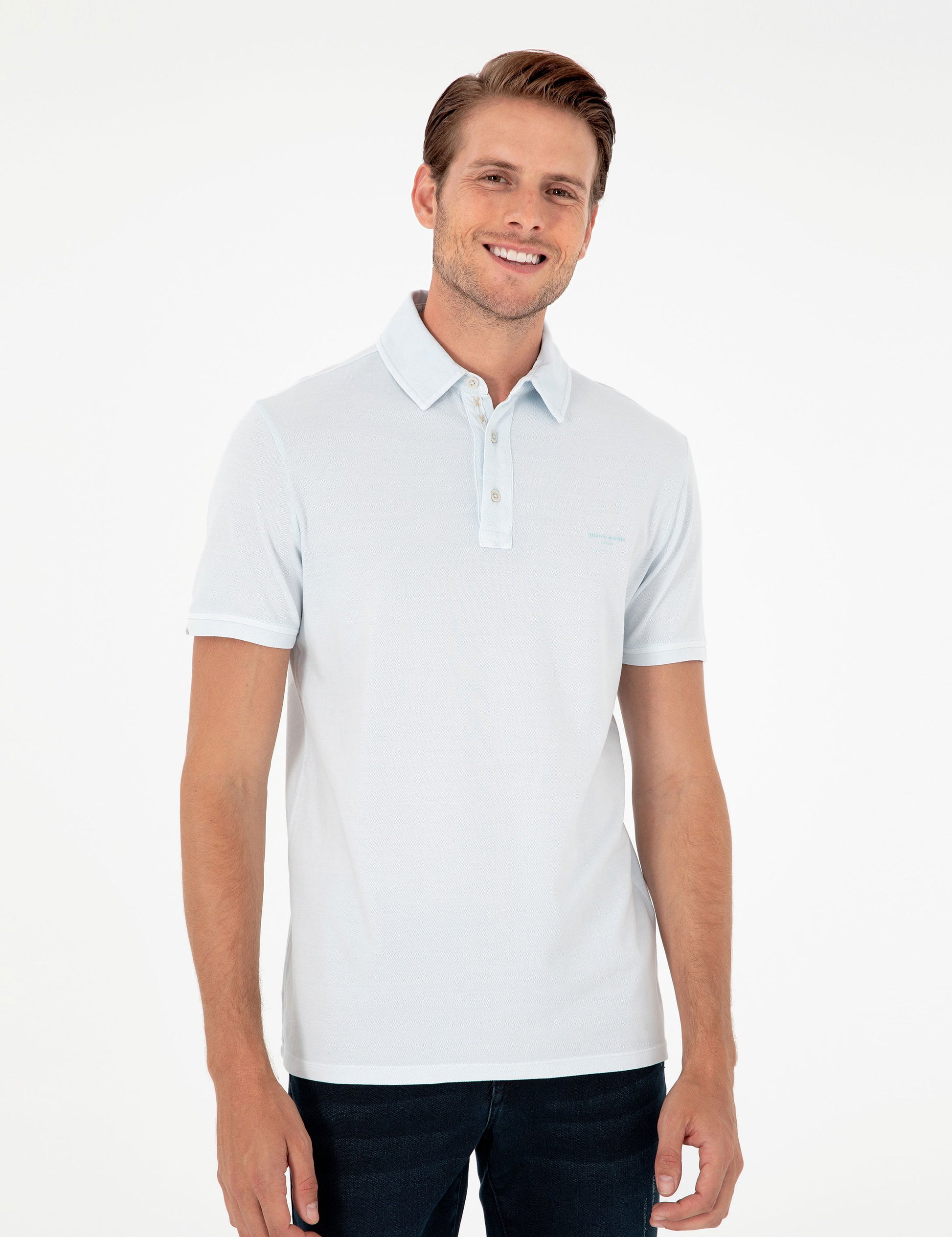 Light Blue Slim Fit T-Shirt
