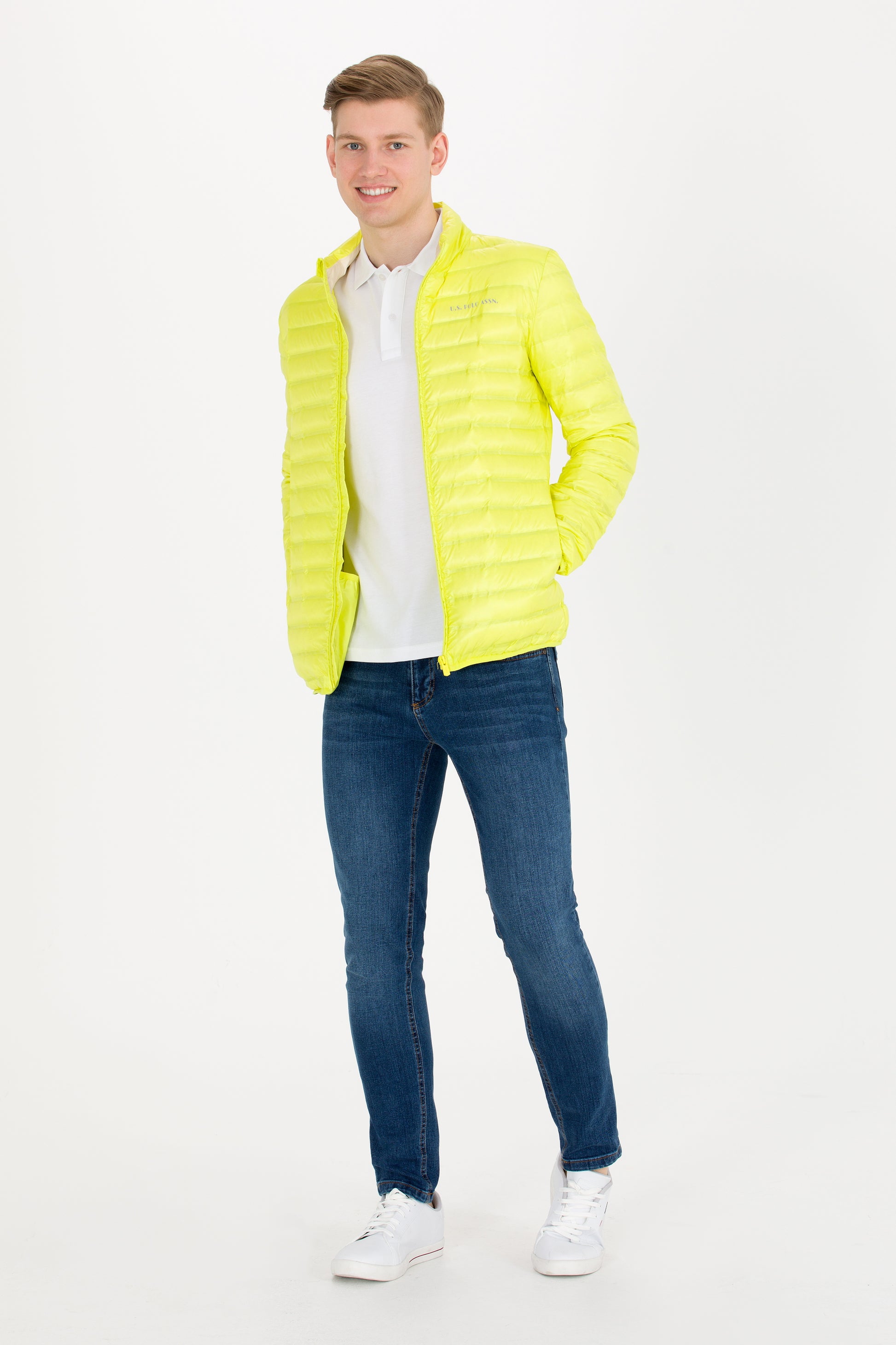 Men's Neon Yellow Coat