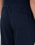 Navy Blue Slim Fit Straight Leg Sweatpants